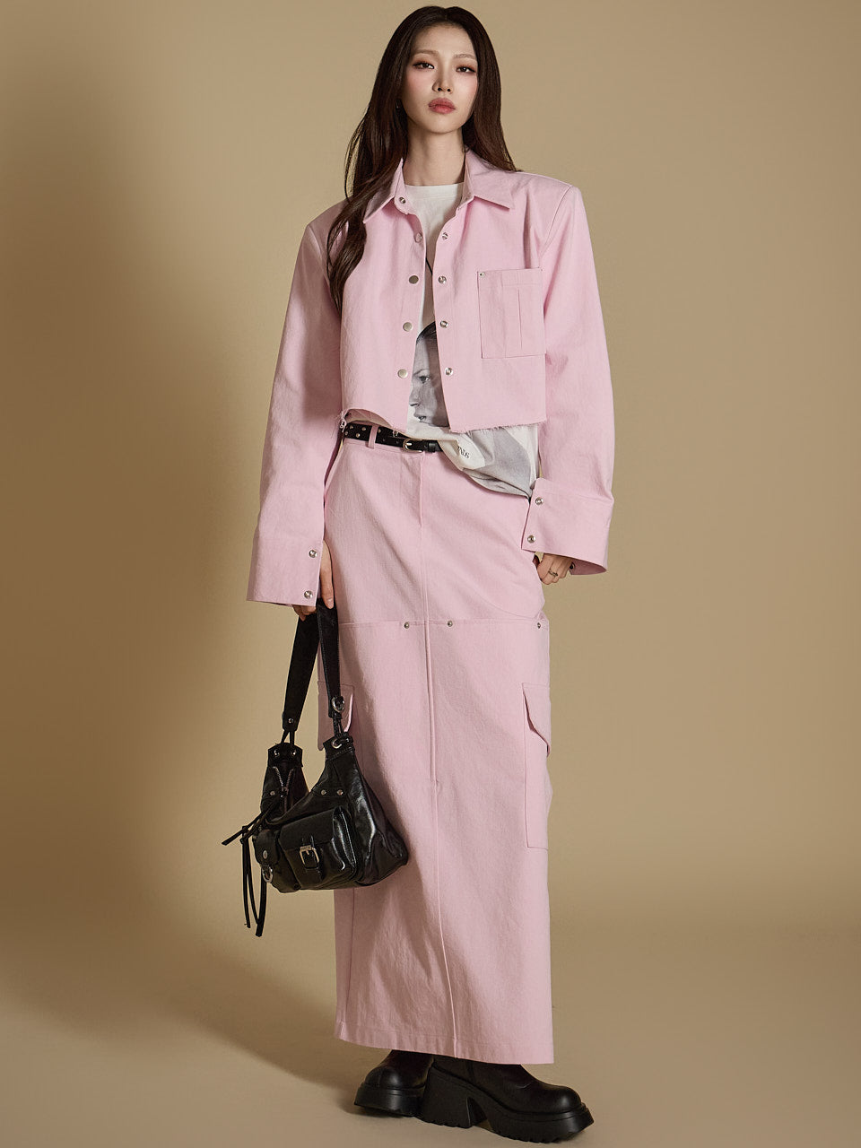 TP2033 夹克和裙子套装