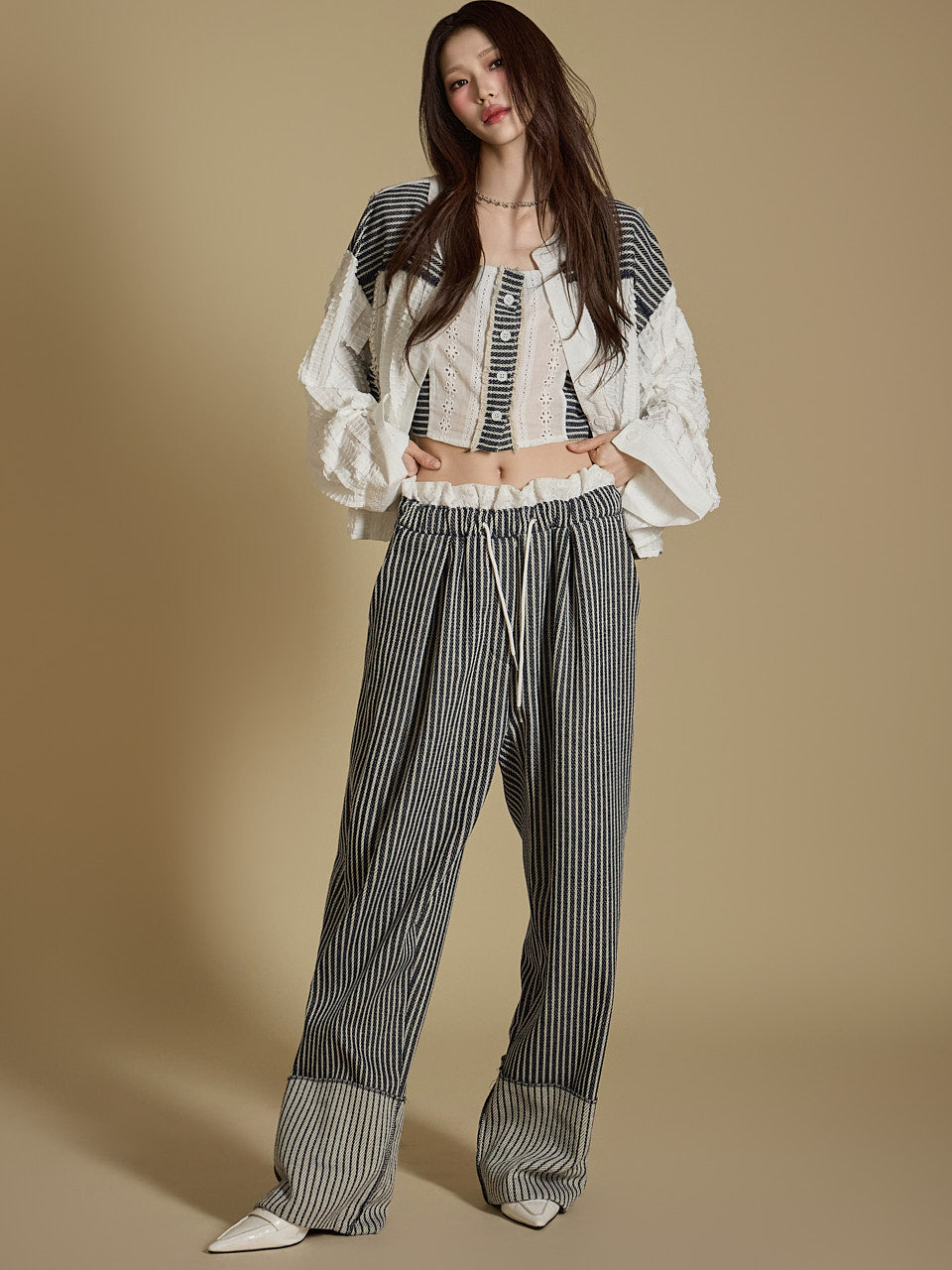 TP2035 ブラウス&トップス、パンツセット