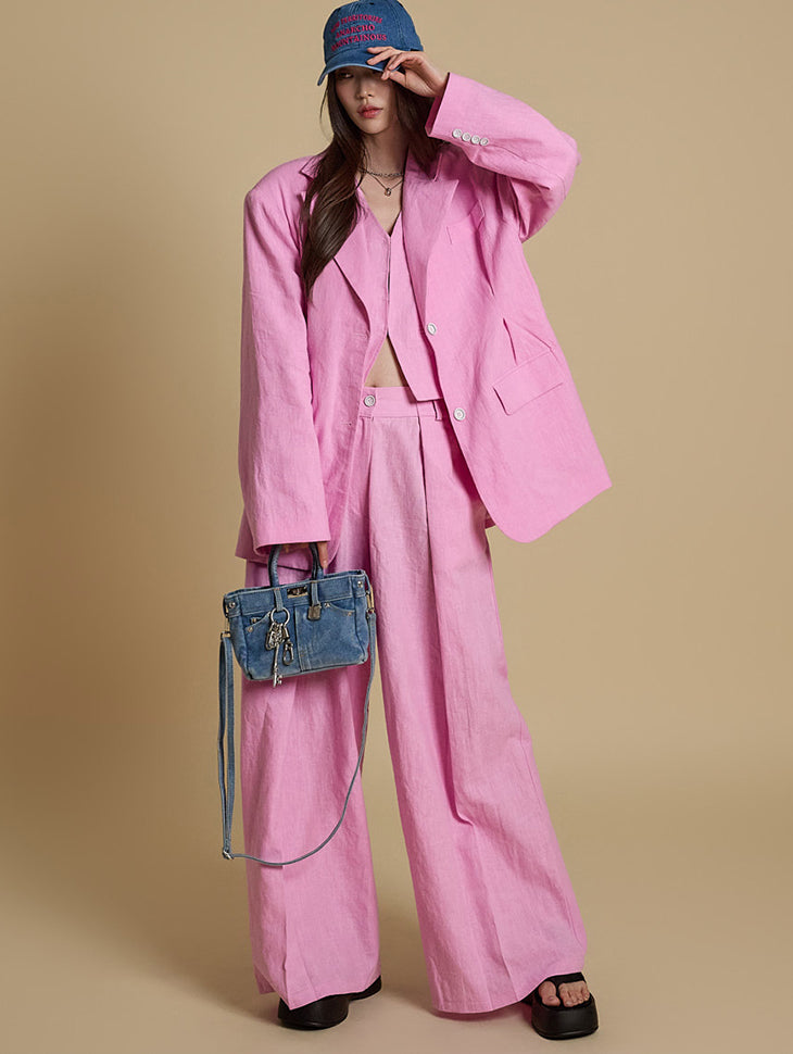 TP2103 亚麻三件套