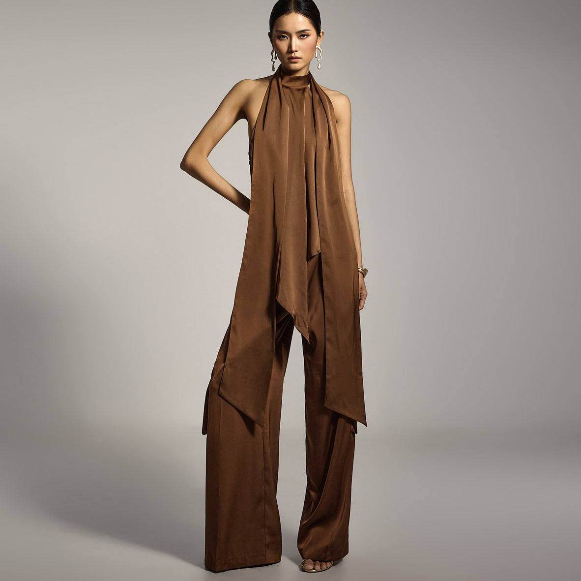 TP2130 Blouse and Slacks Set