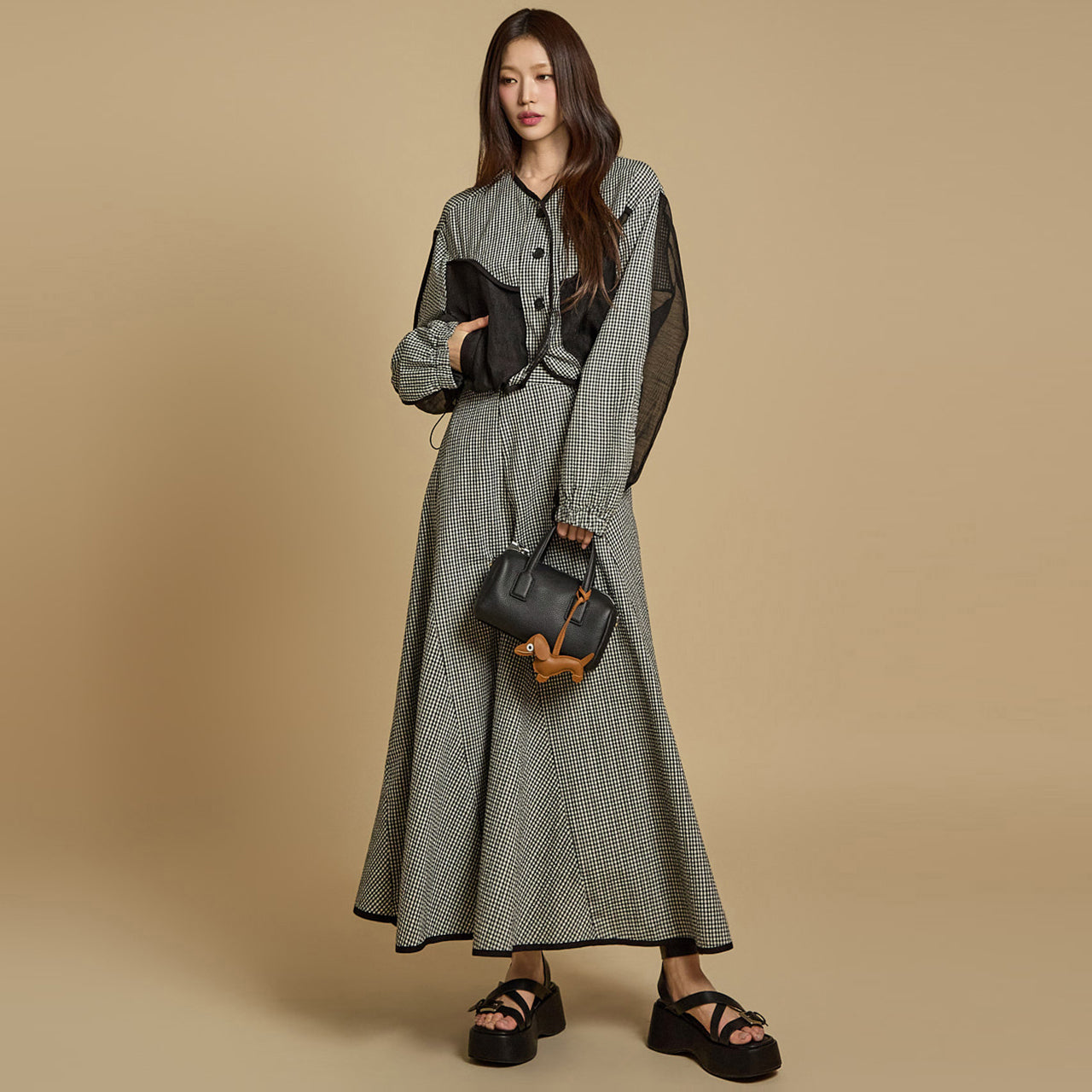 TP2141 夹克和裙子套装