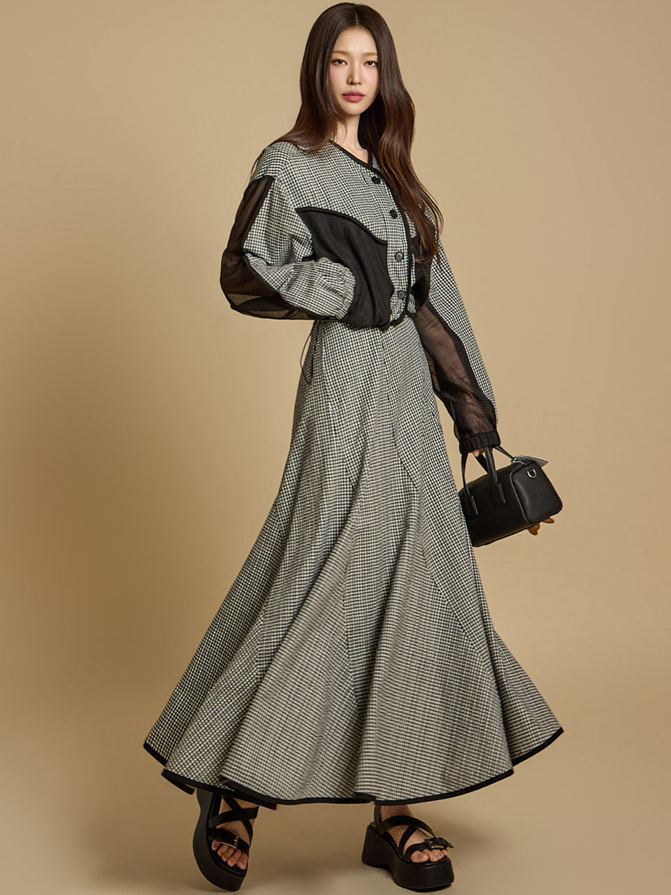 TP2141 夹克和裙子套装