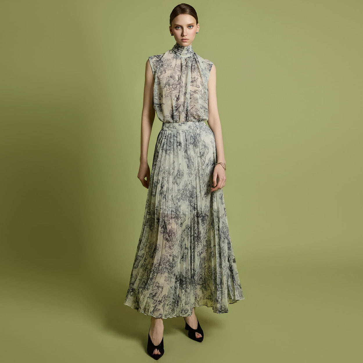 TP2143 Blouse and Skirt Set