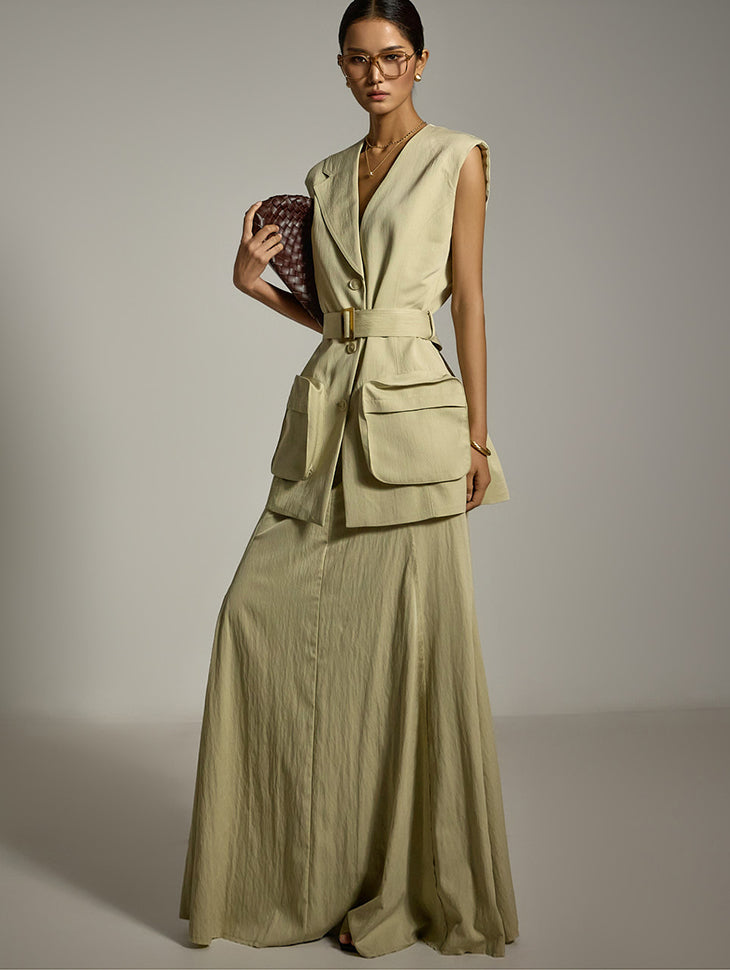 TP2153 ベスト&スカートセット