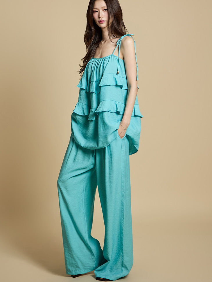 TP2172 Sleeveless top and pants set