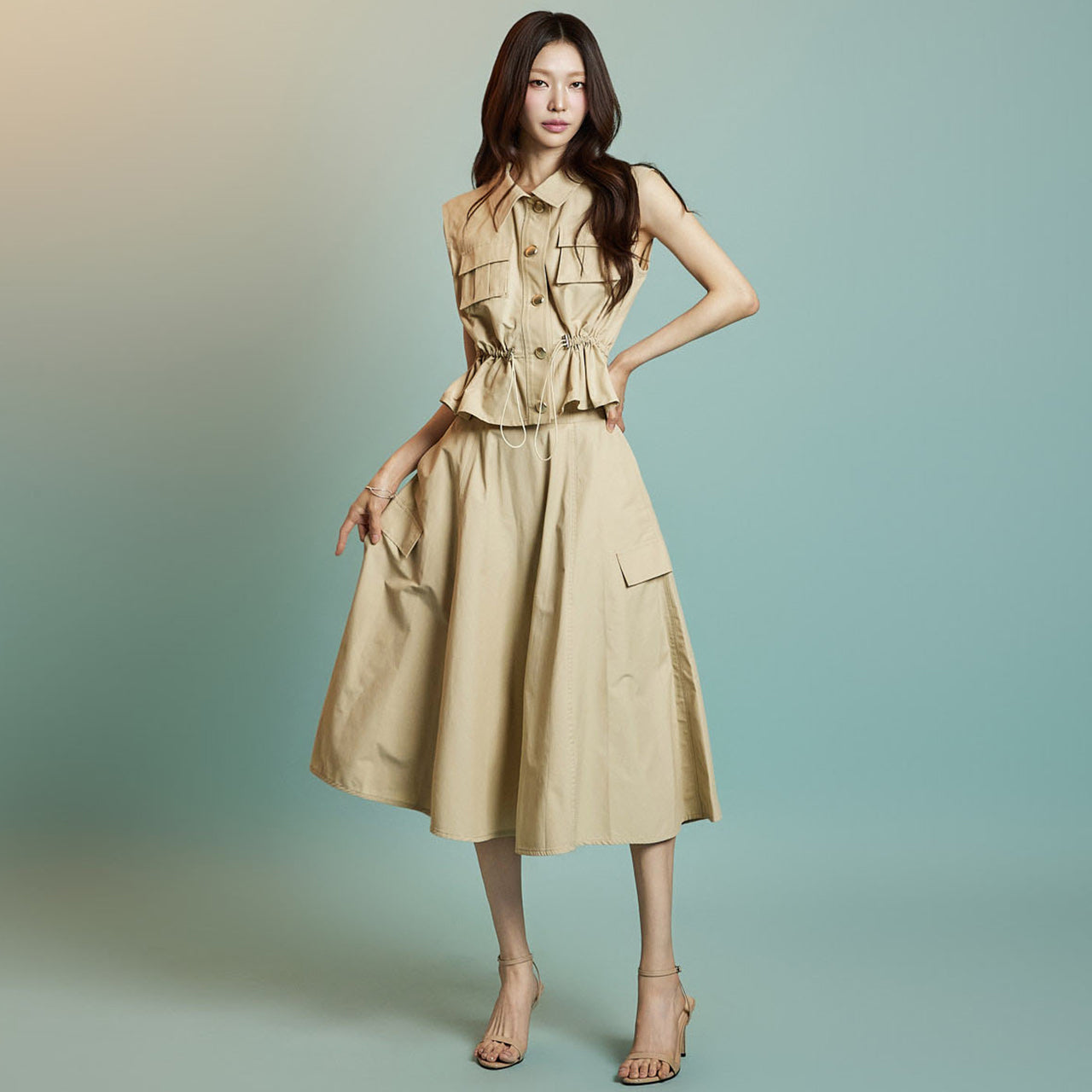 TP2190 ベスト&スカートセット