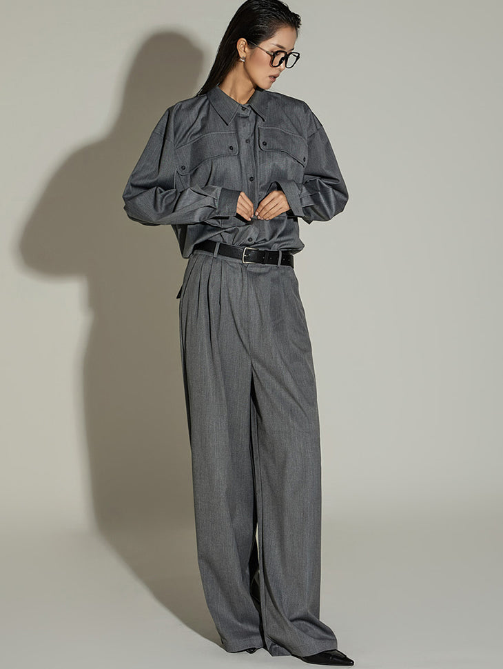 TP2258 Shirts and Slacks Set