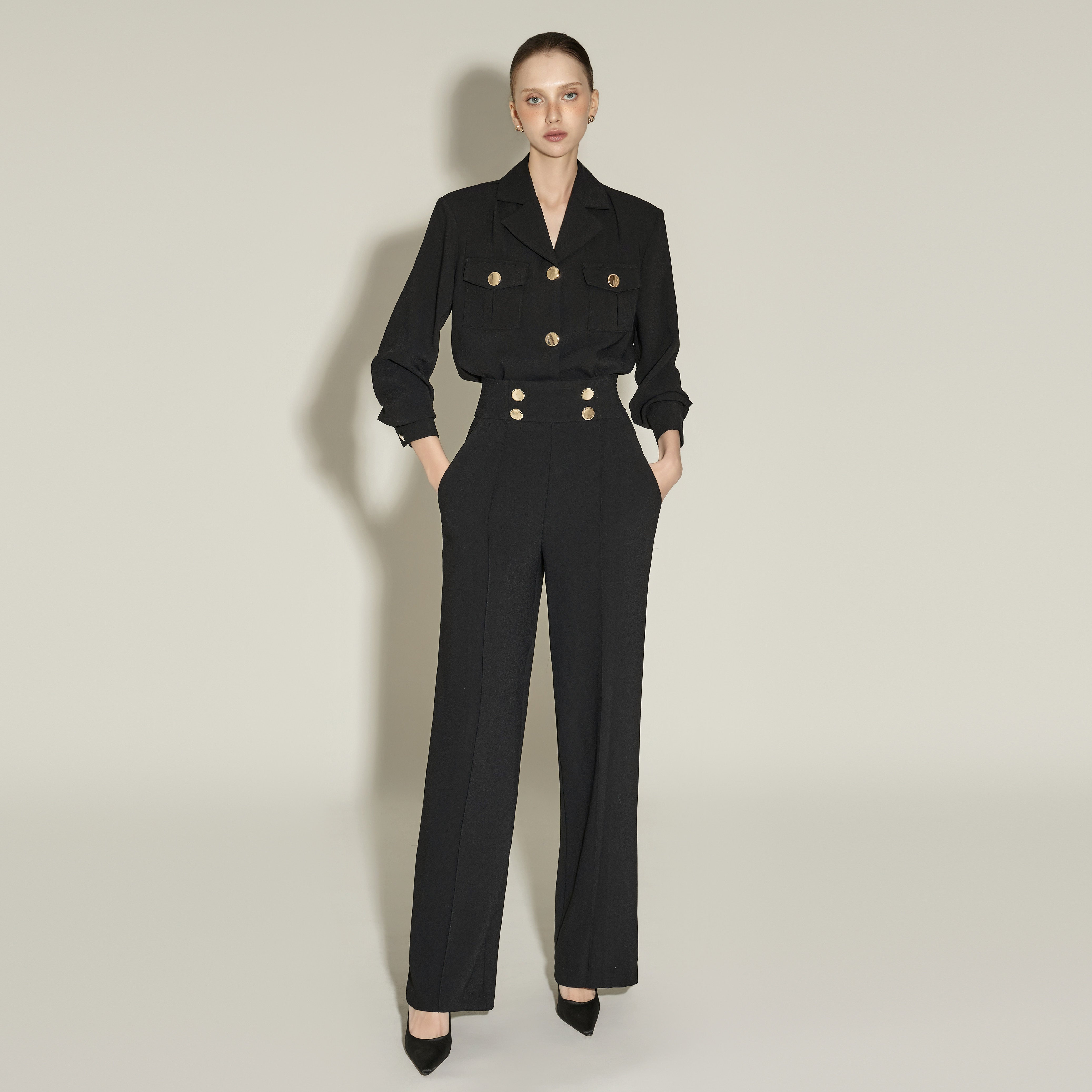 TP2275 Blouse and Slacks Set