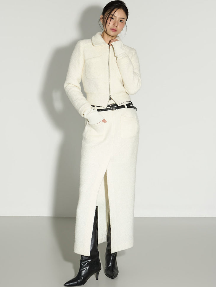 TP2308 Terry Jacket Skirt Set