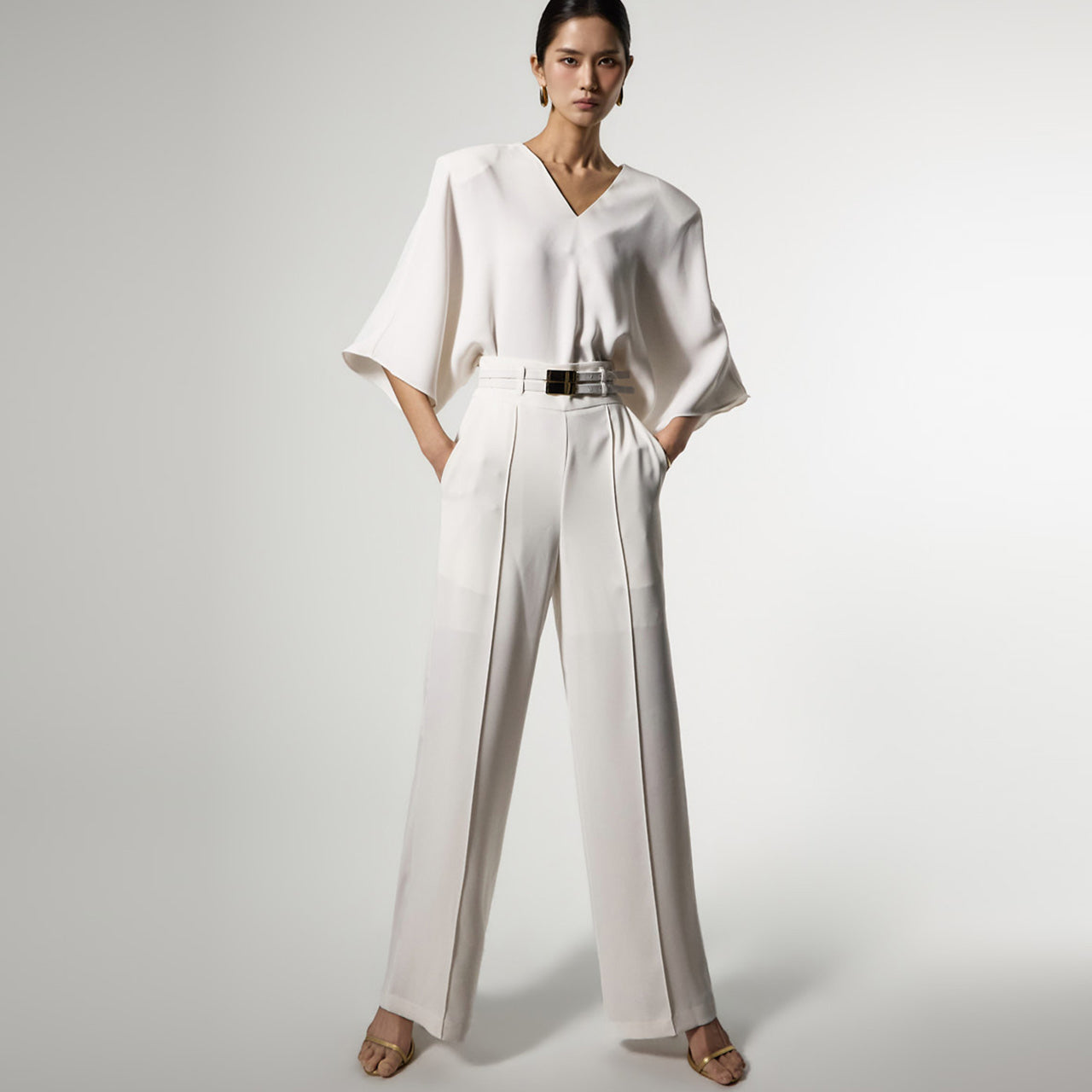 TP2356 ブラウス&スラックスセット