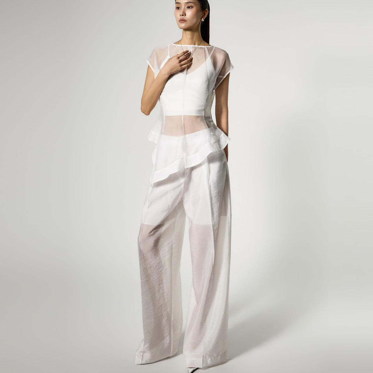 TP2376 Blouse and Slacks Set