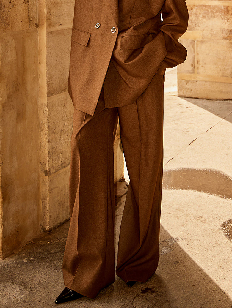 MBDP019 ピンタック折り曲げワイドマキシスラックス