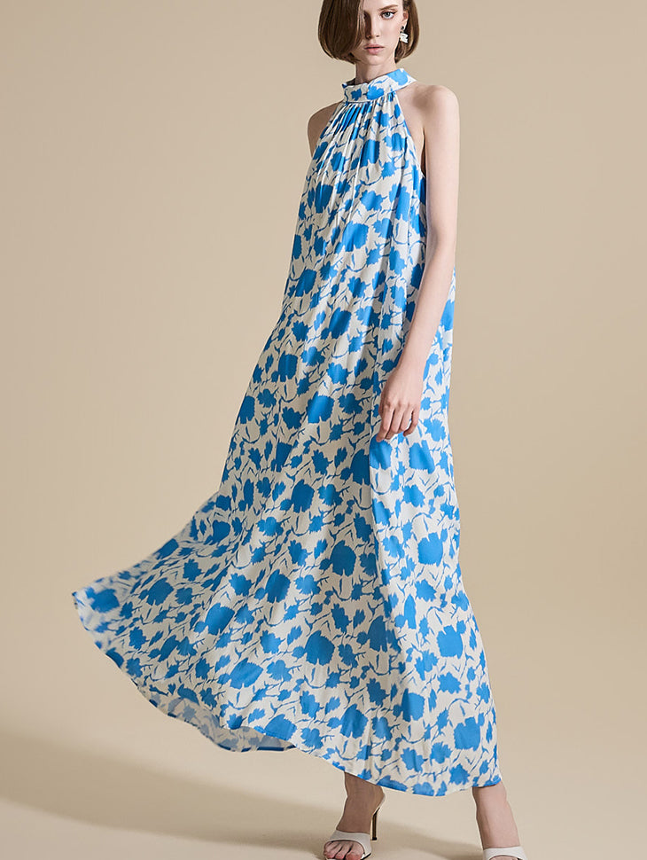 D5020 ホルターネックドレス