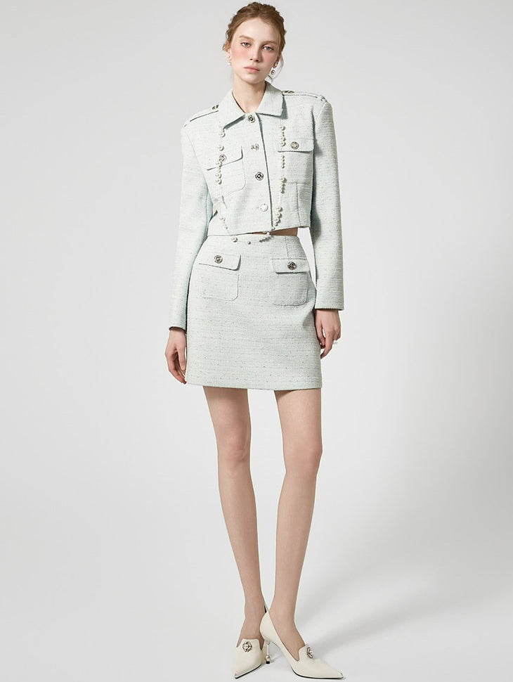 TP2352 夹克和半身裙套装