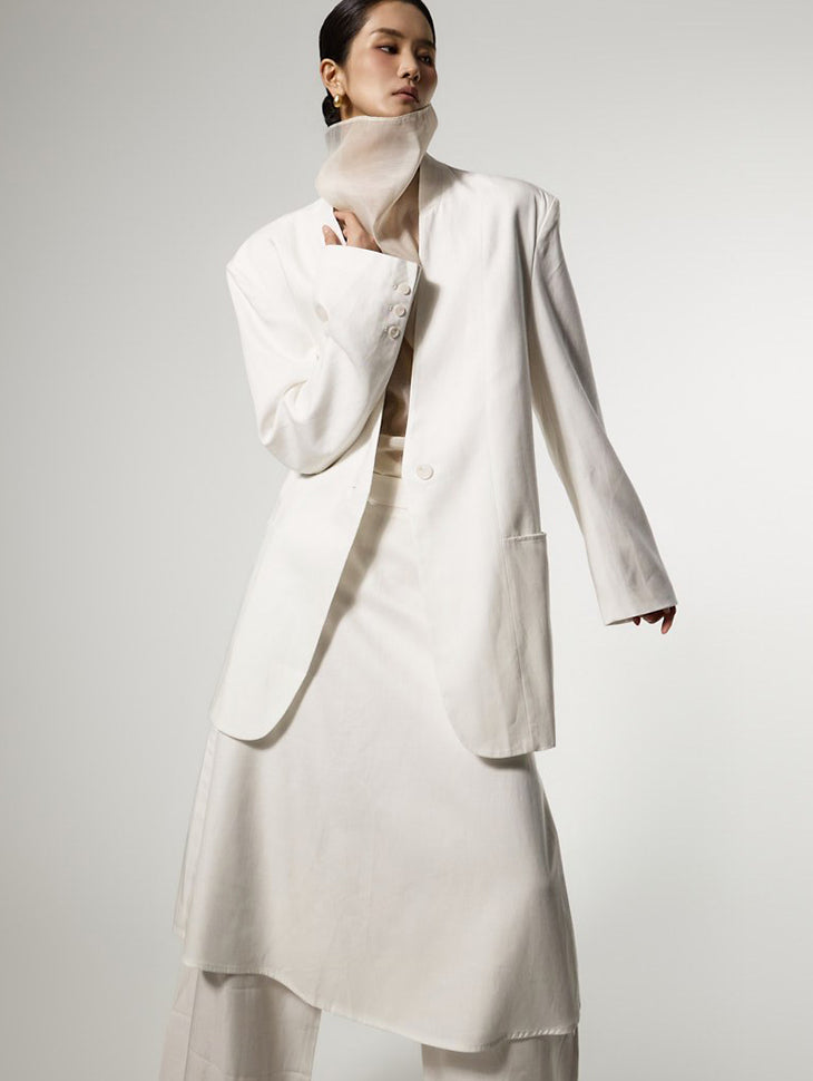 J3170 リネン オーバーサイズ ジャケット