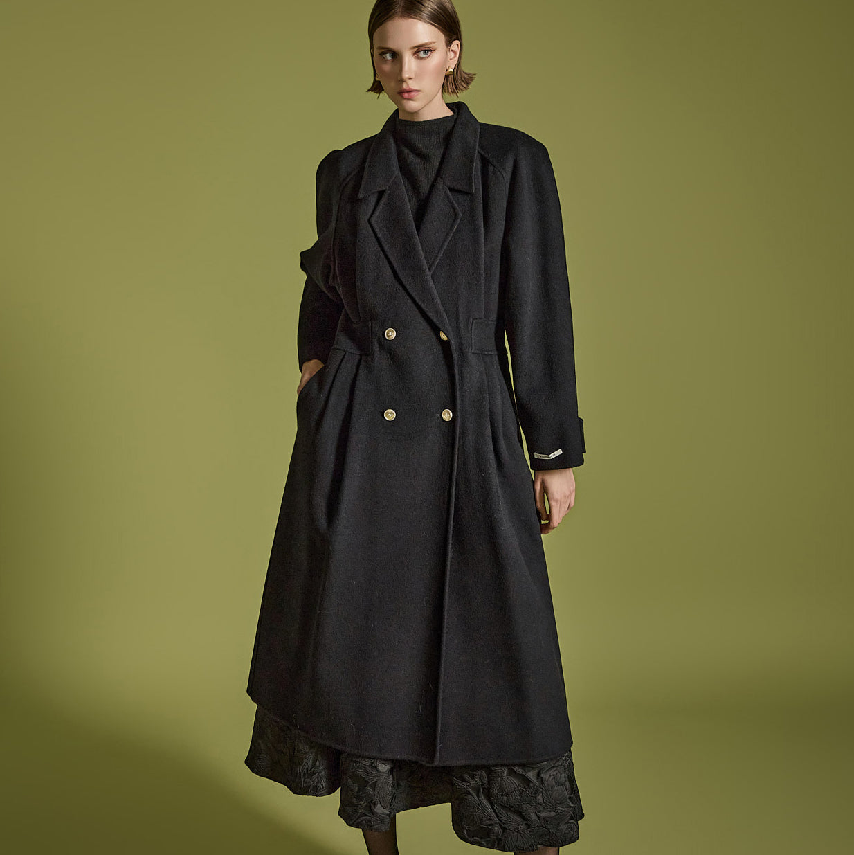 J2499 Handmade Wool Coat