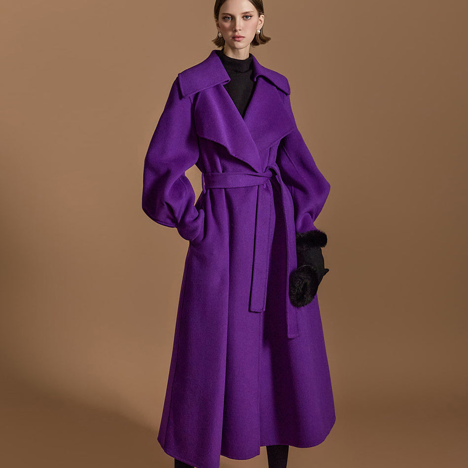 J2516 Cashmere Handmade Coat