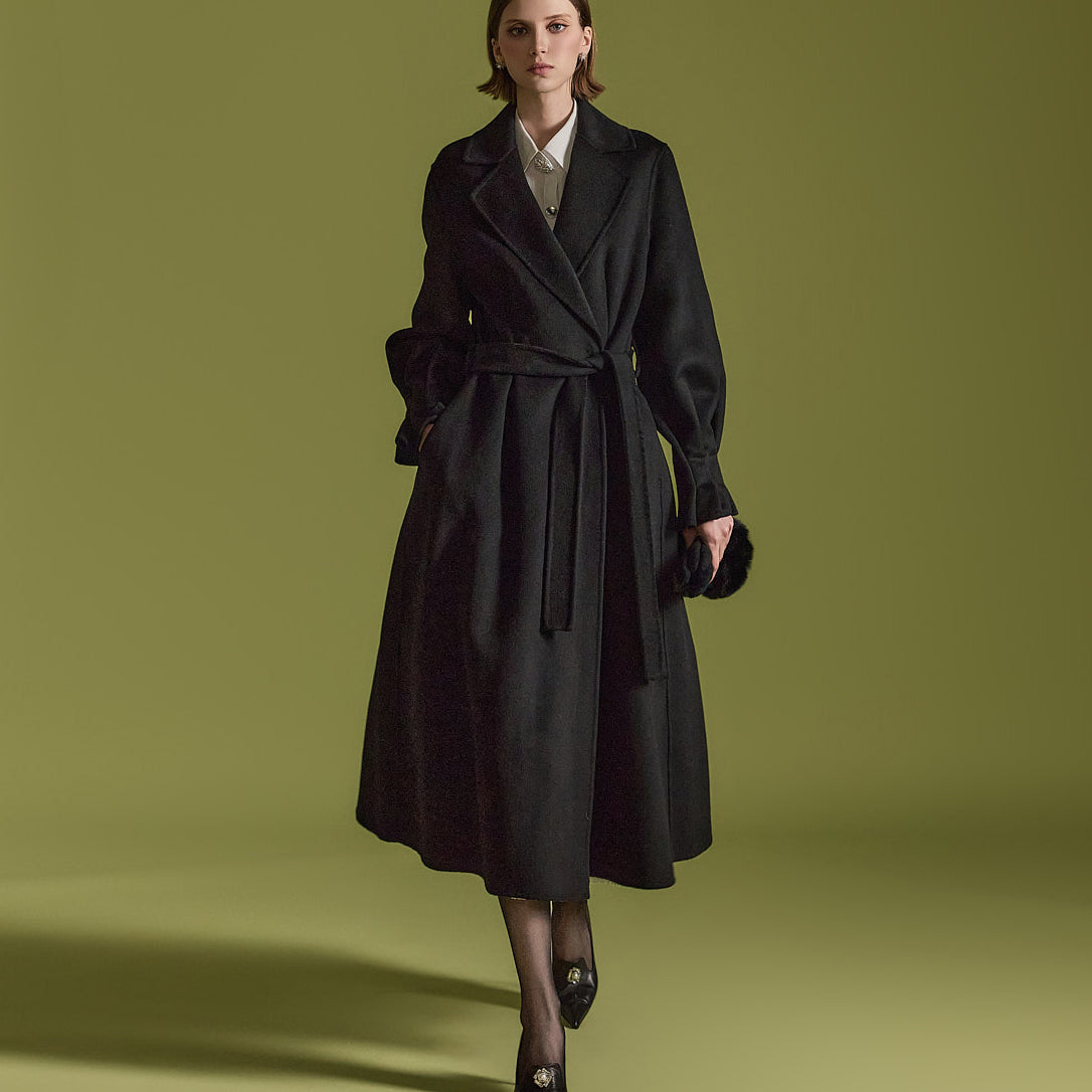 J2593 Cashmere Handmade Coat