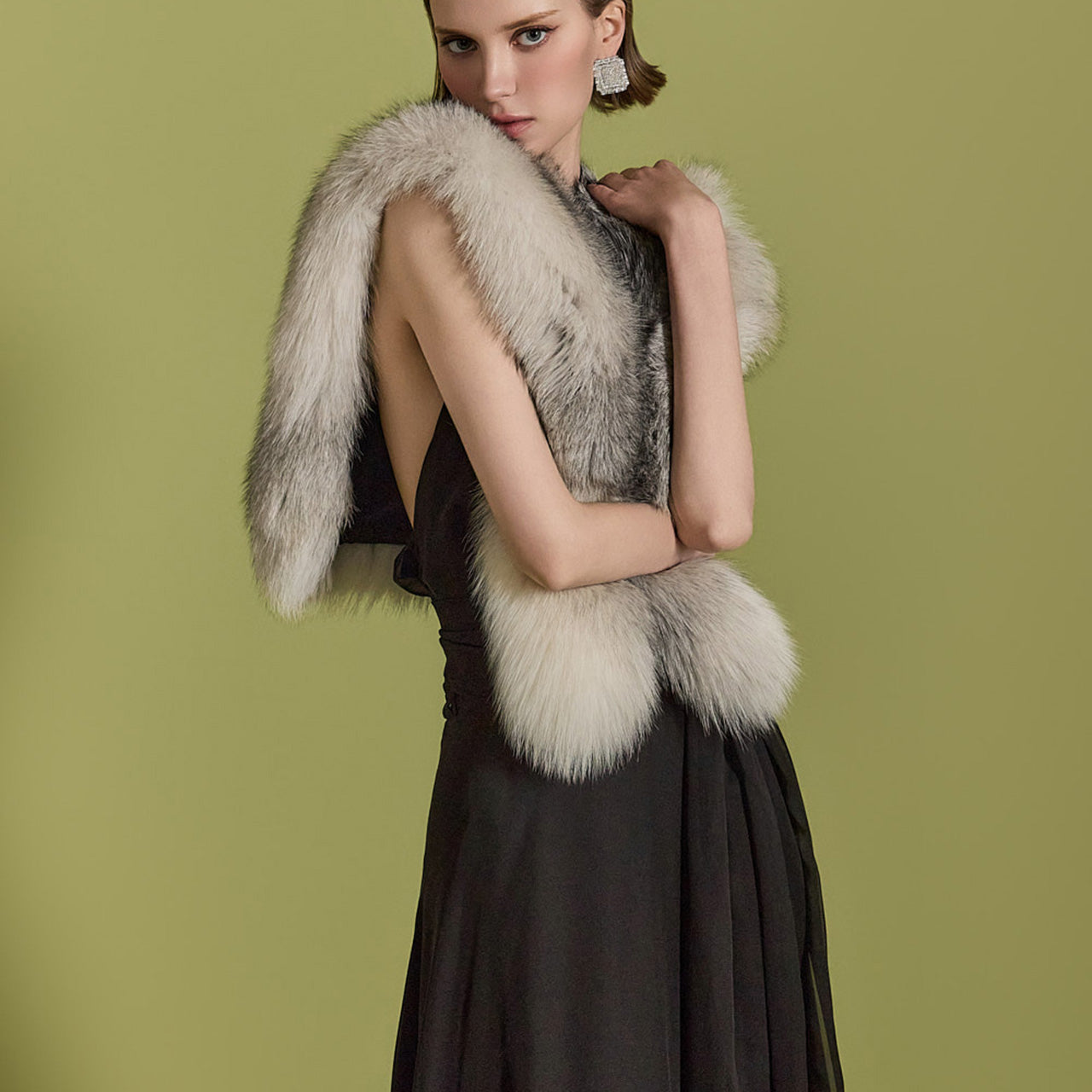 J2549 Fur Vest