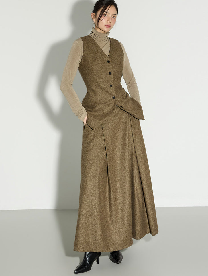 TP2311 Vest and Skirt Set