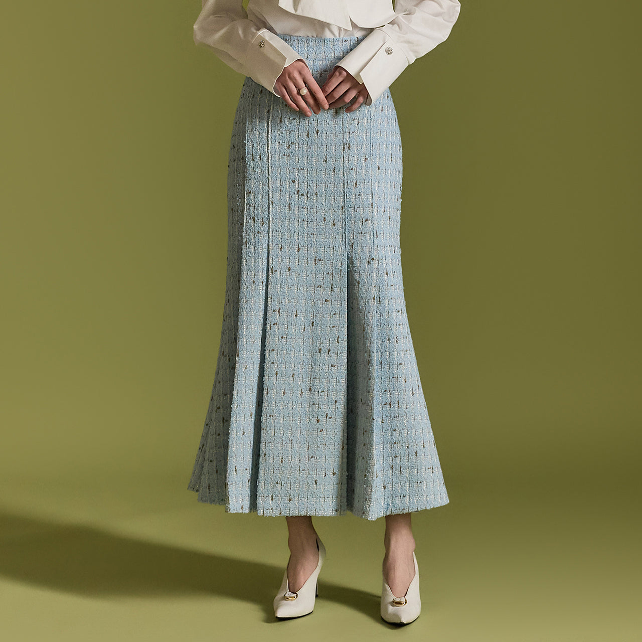 SK2889 Tweed Mermaid Skirt