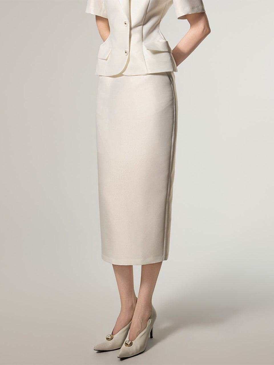 SK3187 ハイウエストスカート