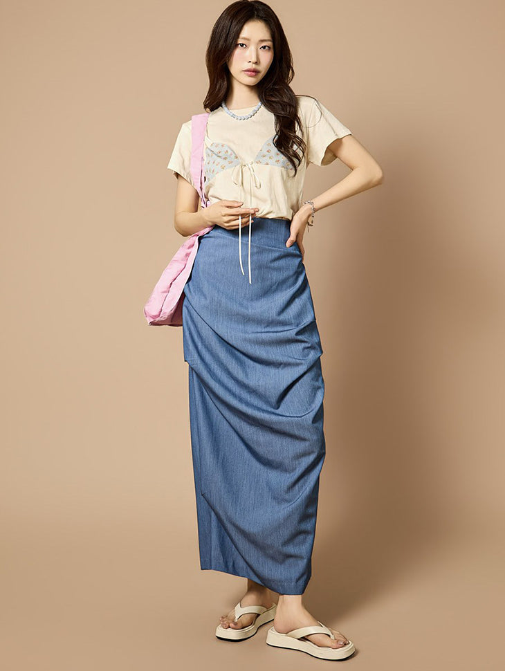 SK3209 Draped Skirt