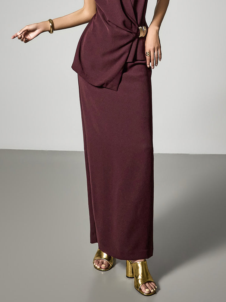 SK9309 H-Line Pencil Skirt