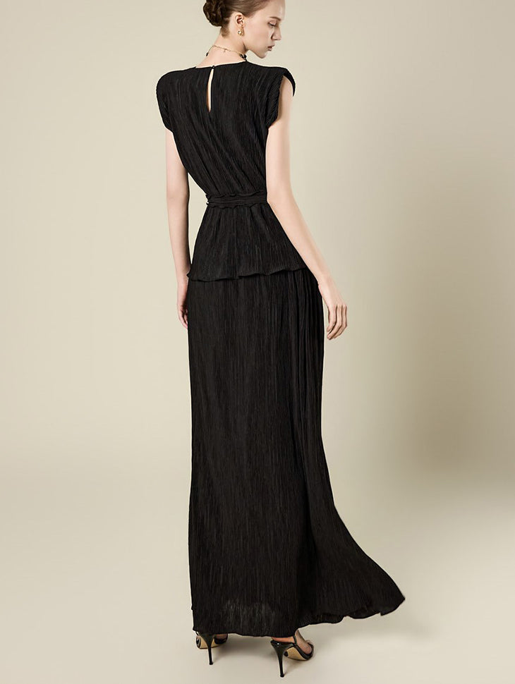 SK3221 Wrinkle Flare Skirt