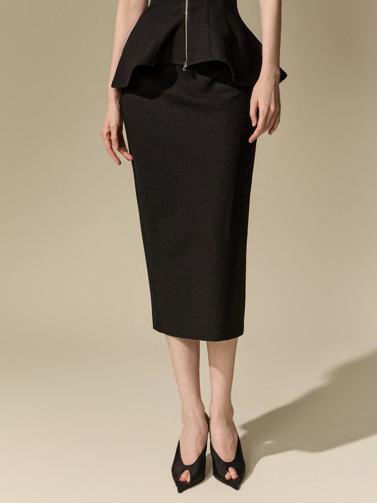 SK9311 Slim H-Line Skirt