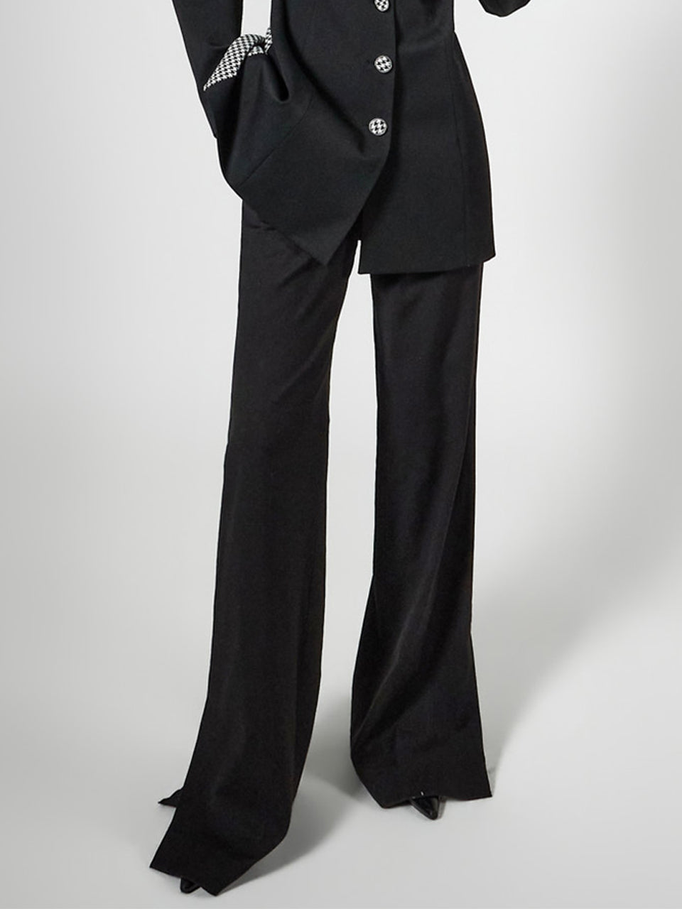 MBDP025 条纹半宽休闲裤