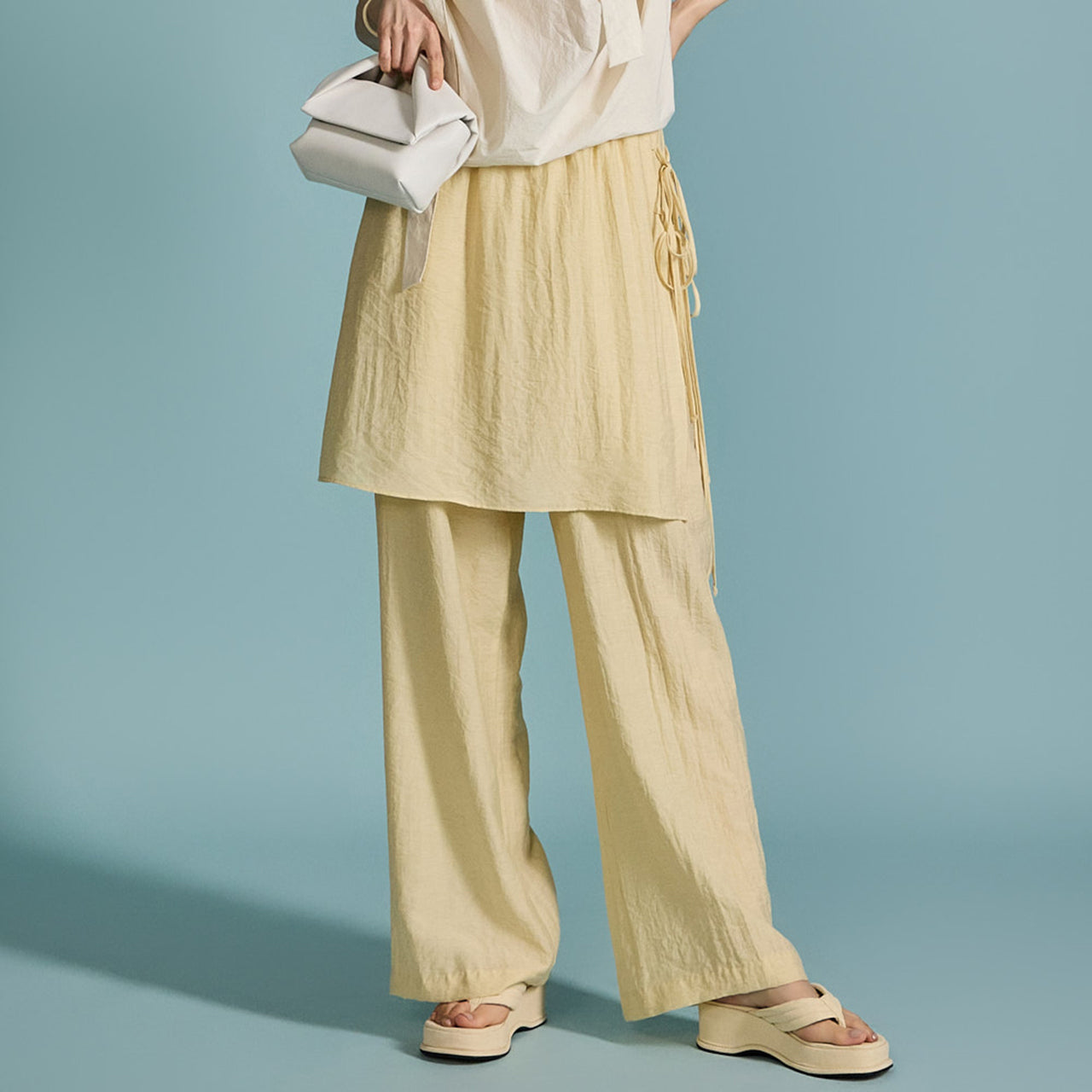 P3199 Linen Wrap Pants