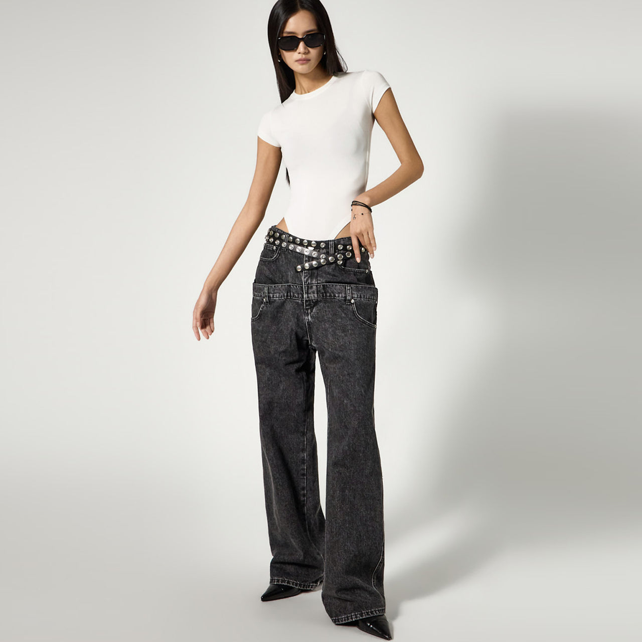 PJ598 Wide Jeans