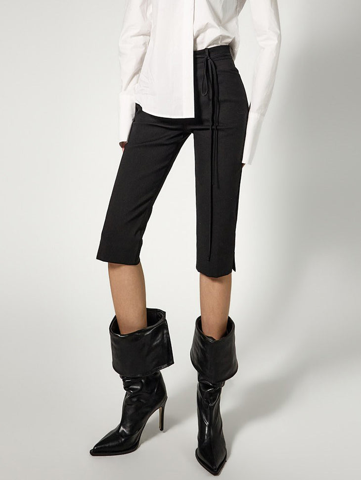 P3769 Strap Capri Pants