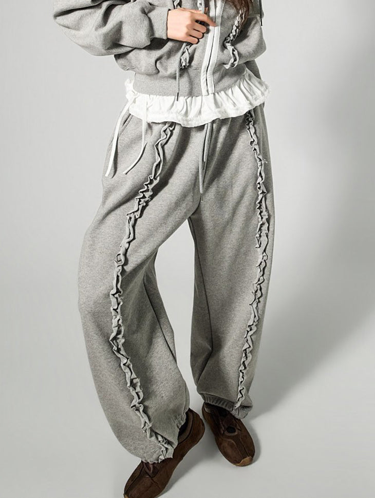 P3773 Frill Sweat Pants