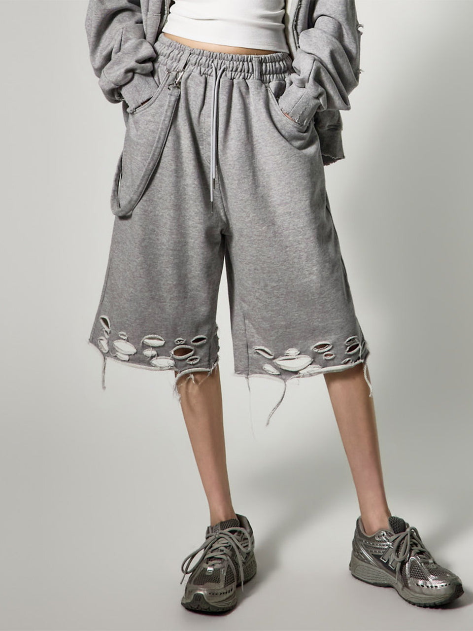 P3782 ダメージ加工パンツ