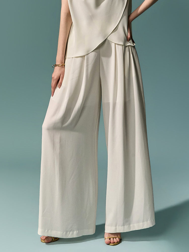 P3880 Wide Elastic Waist Slacks