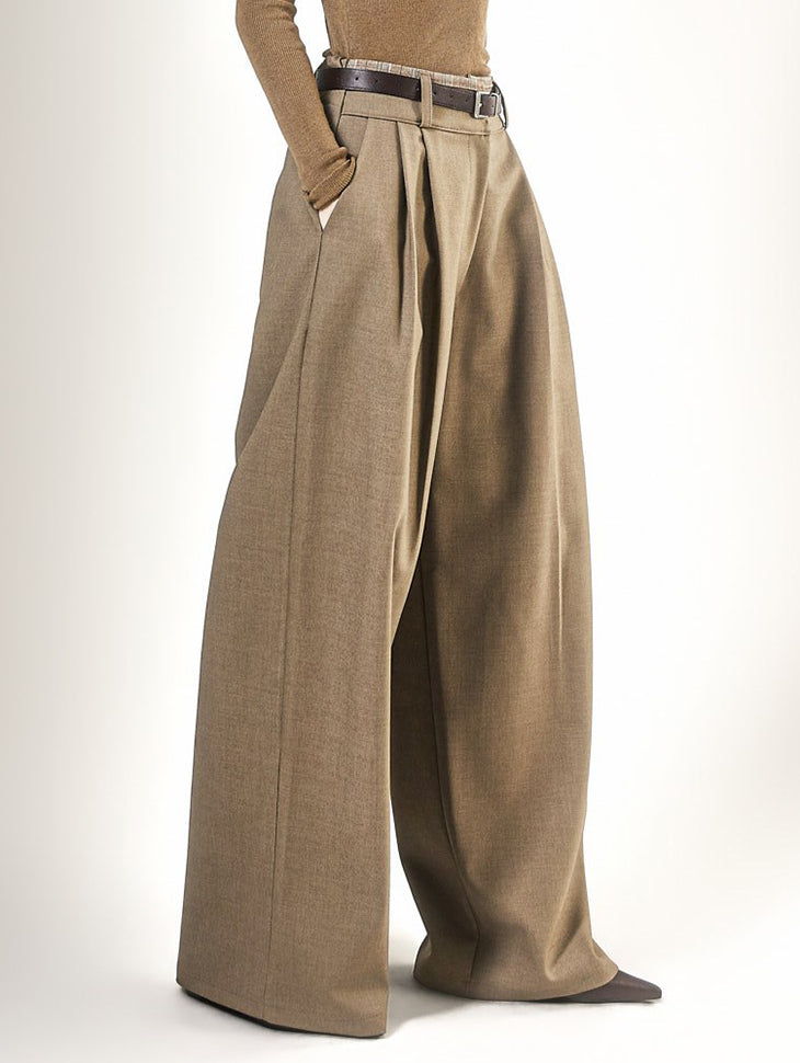 P3953 ダブルタックワイドスラックス