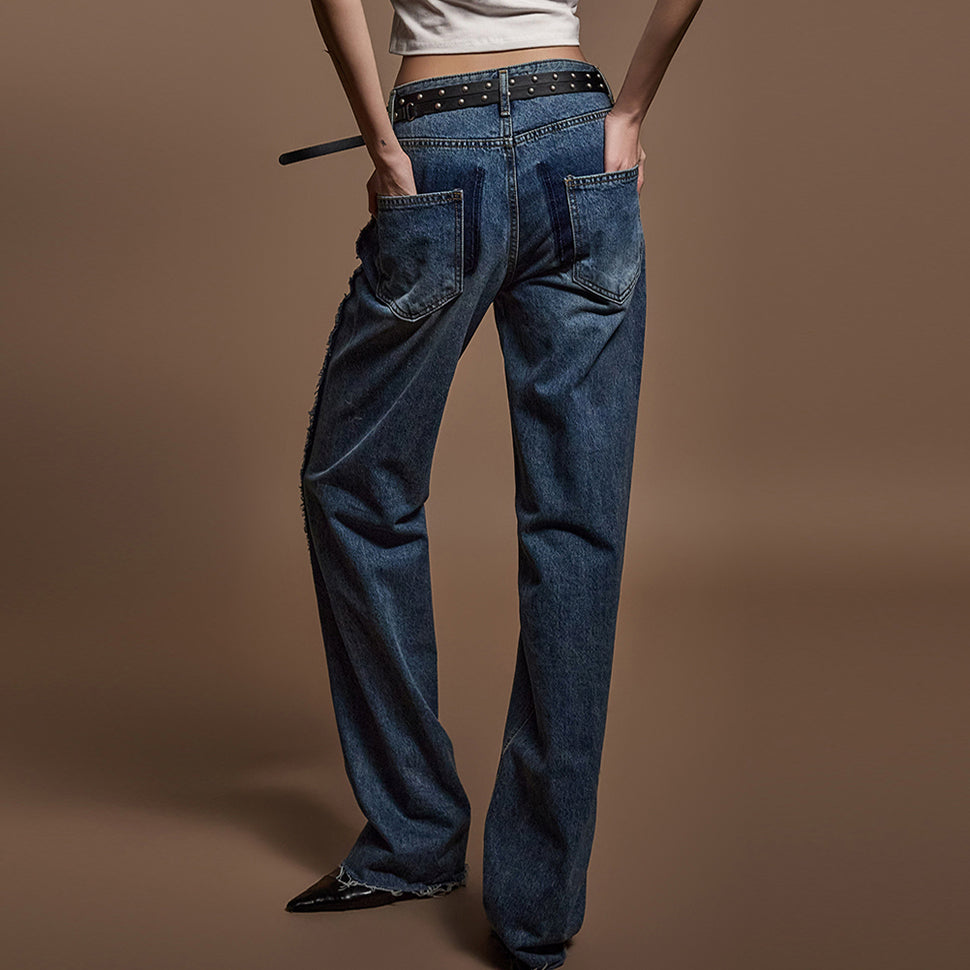 PJ551 Cut-off Jeans*Addtional L Size Version*