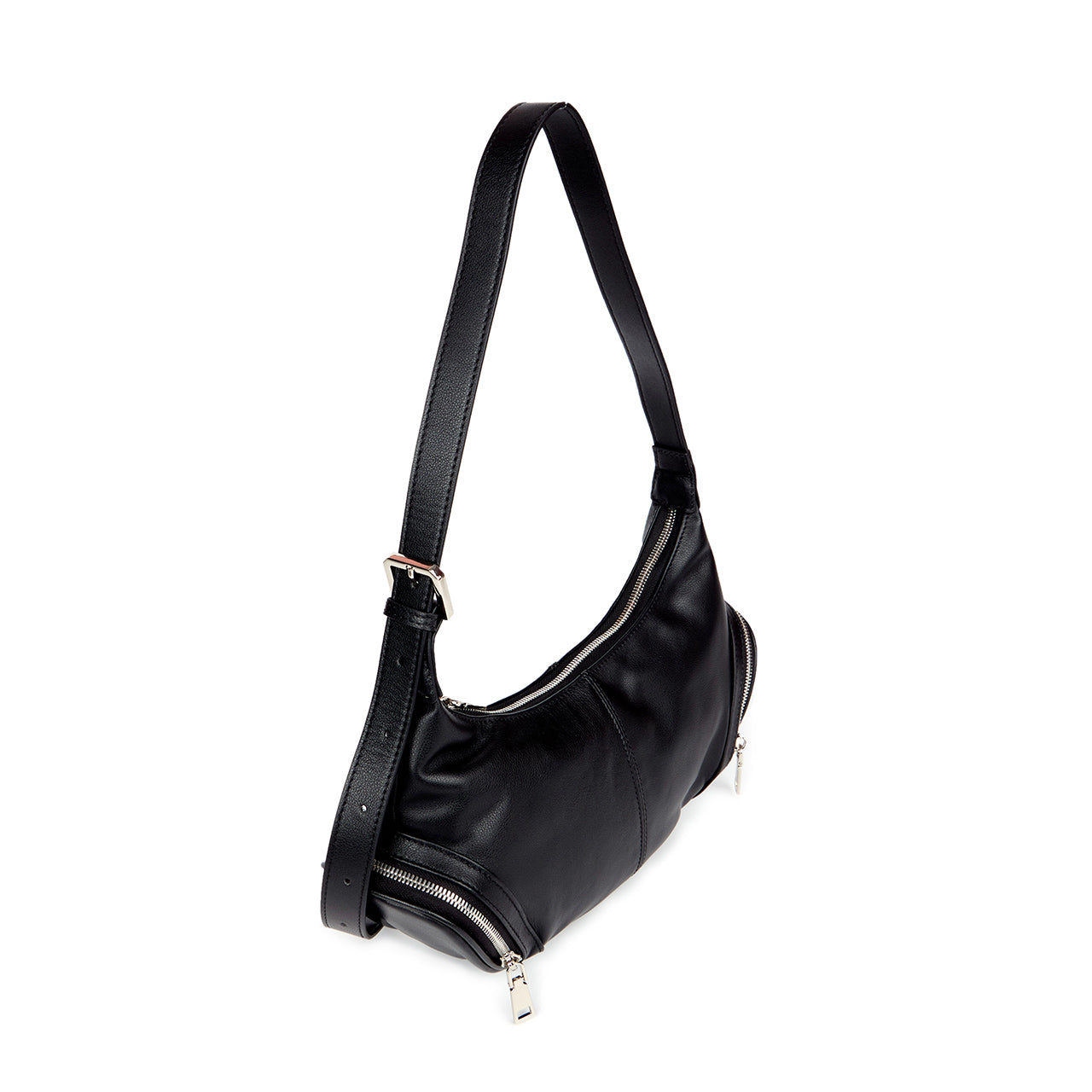 A-1613 Leather Pocket Shoulder Bag