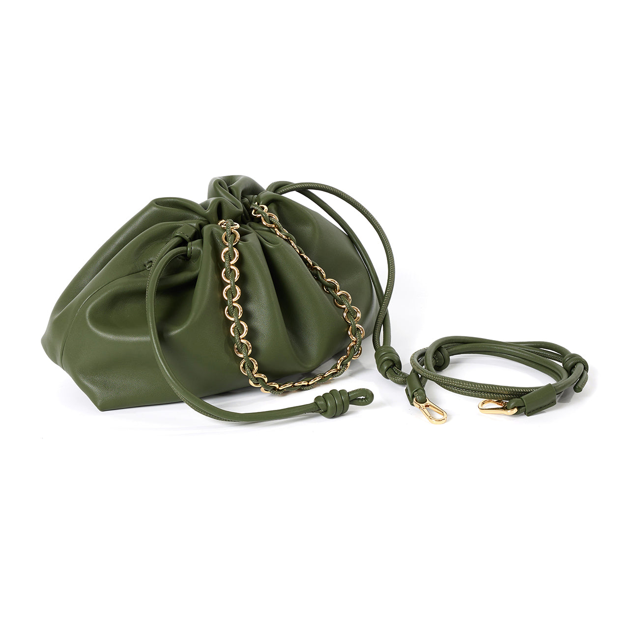 A-1636 Chain Shoulder Bag With Strap