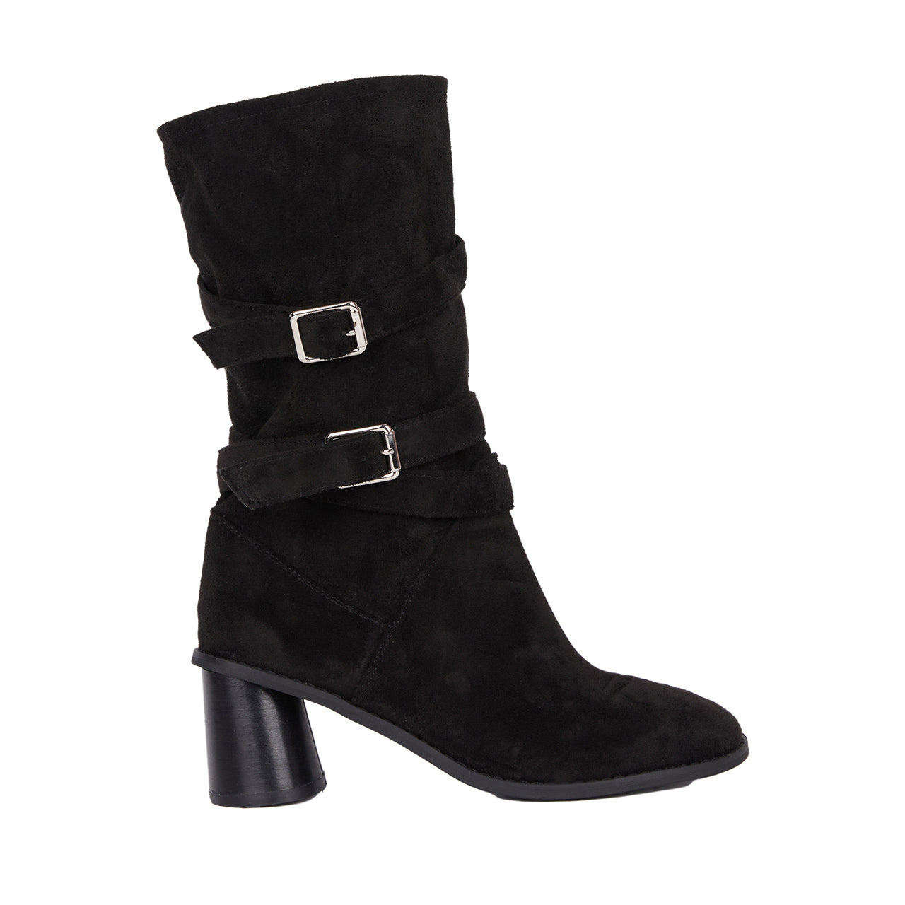 AR-3359 Suede Buckle Boots