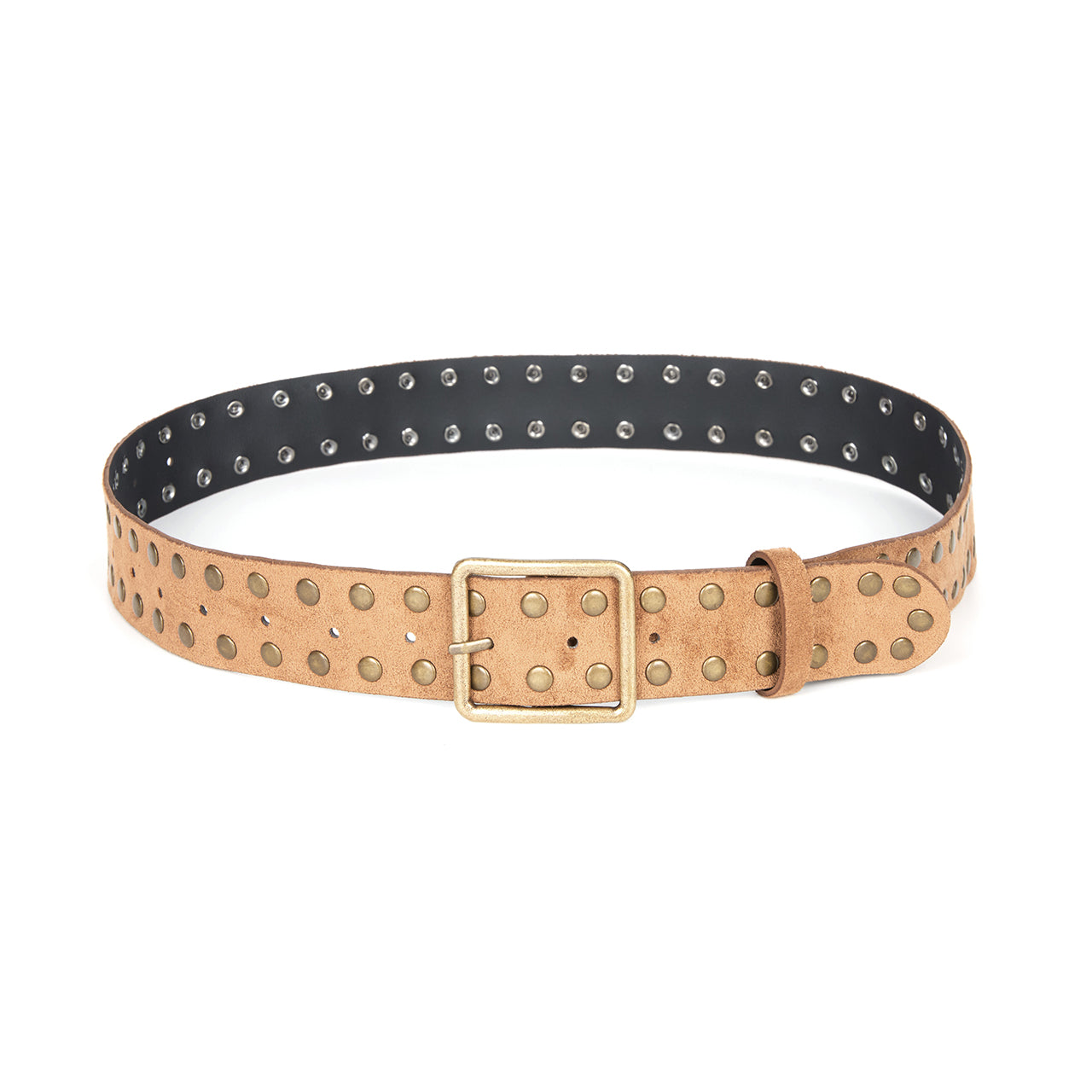 AT-509 Suede Stud Belt