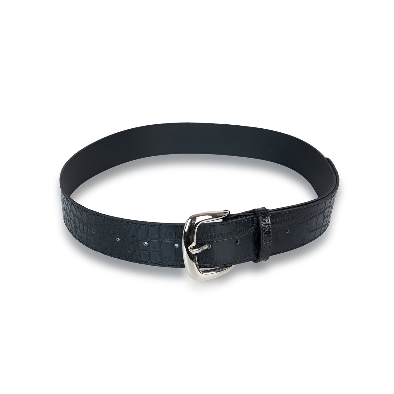 AT-528 Crackled Leather Belt