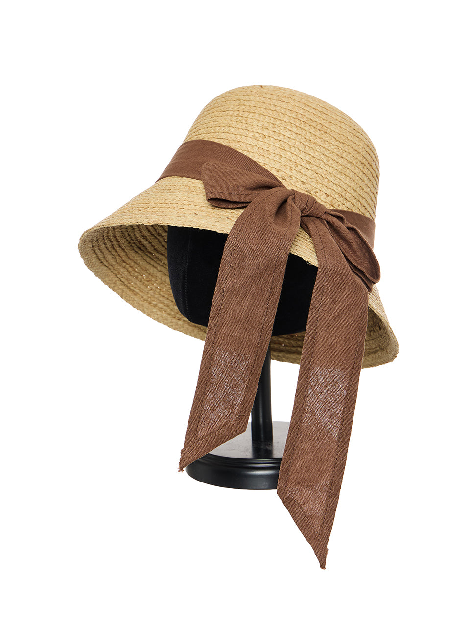 AC-901 Ribbon Strap Raffia Hat
