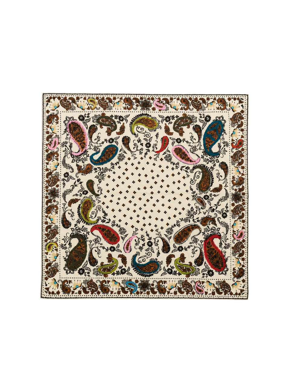 AS-1704 Color Paisley Scarf