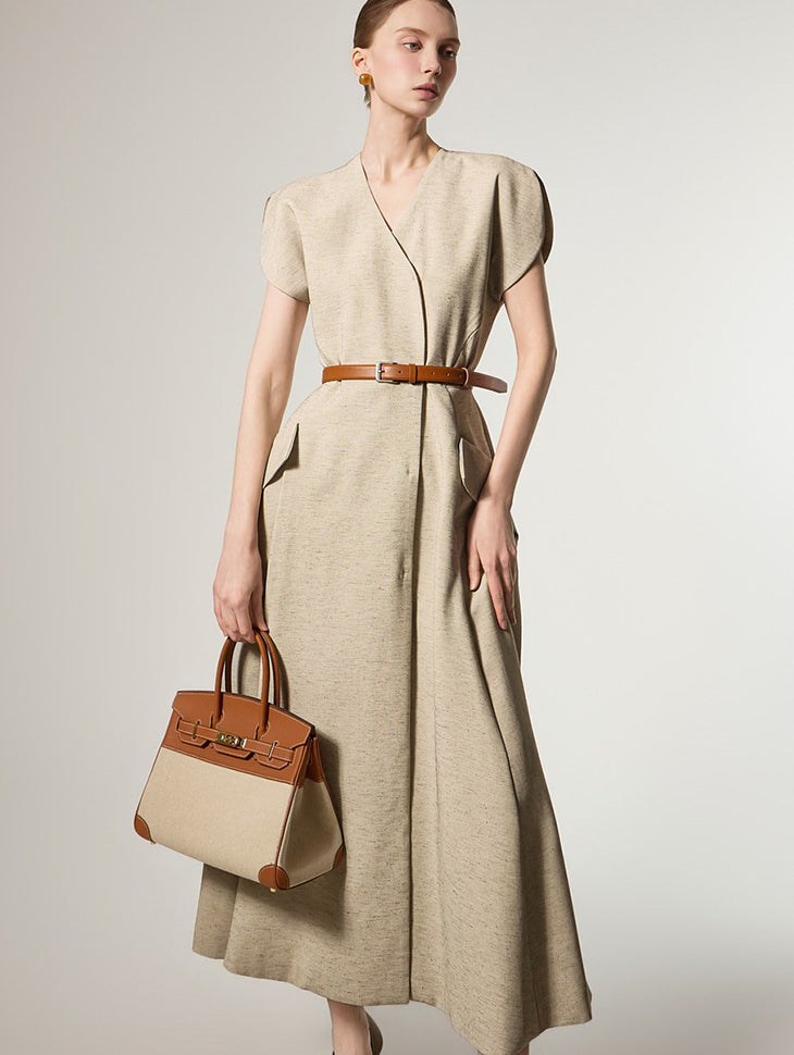 D9592 ラップフレアドレス