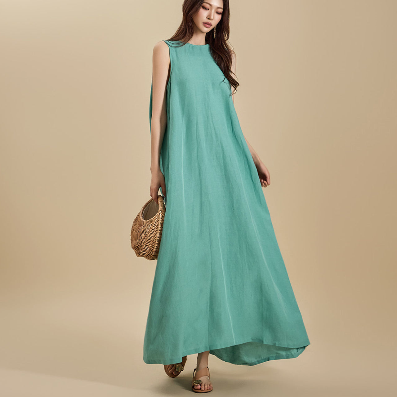 D5067 Linen Twist Dress