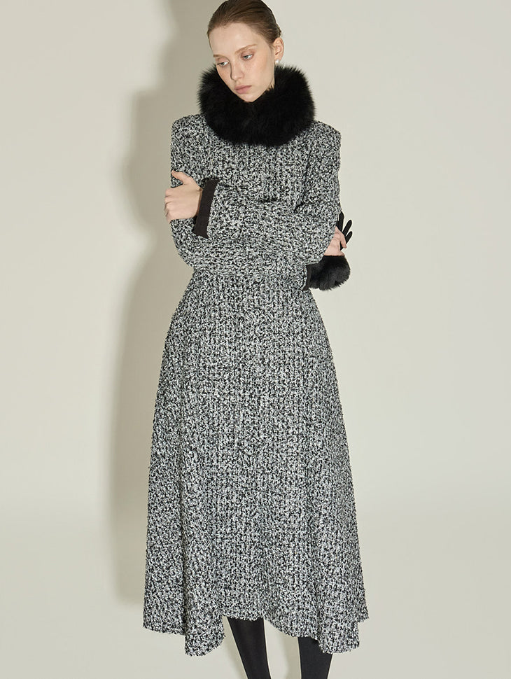 D5431 Flare Dress with Belt