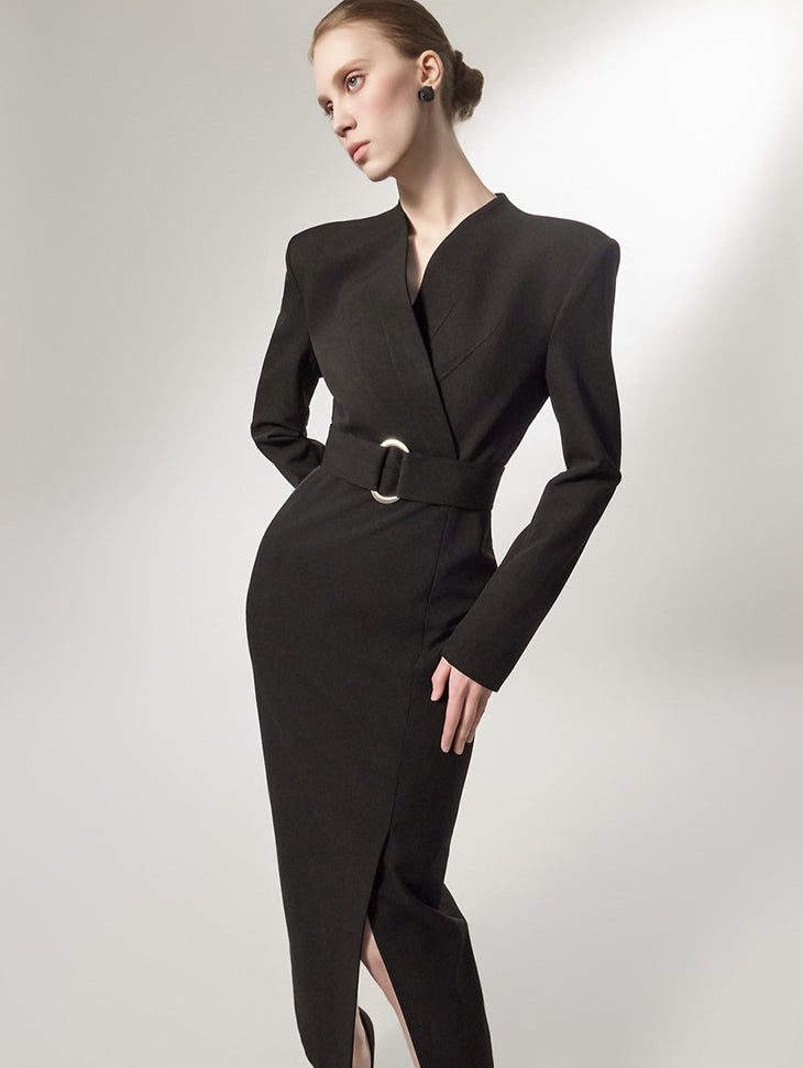 D9588 V-Lab 修身连衣裙